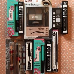 NWT 10pc. Drugstore Brow Makeup Mixed Lot Bundle